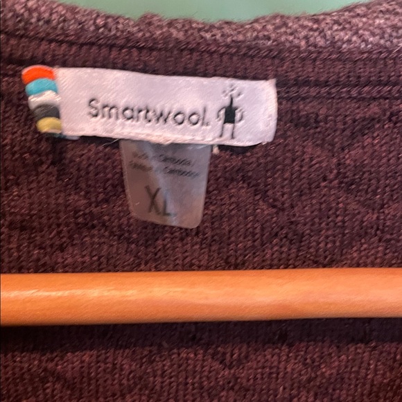 Smartwool Two-Tone Hoodie - Brown and Gray - Picture 3 of 3